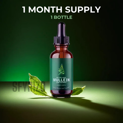 Natural Mullein + Chlorophyll Drops