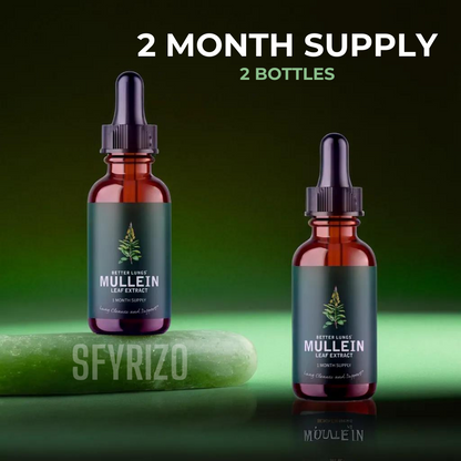 Natural Mullein + Chlorophyll Drops