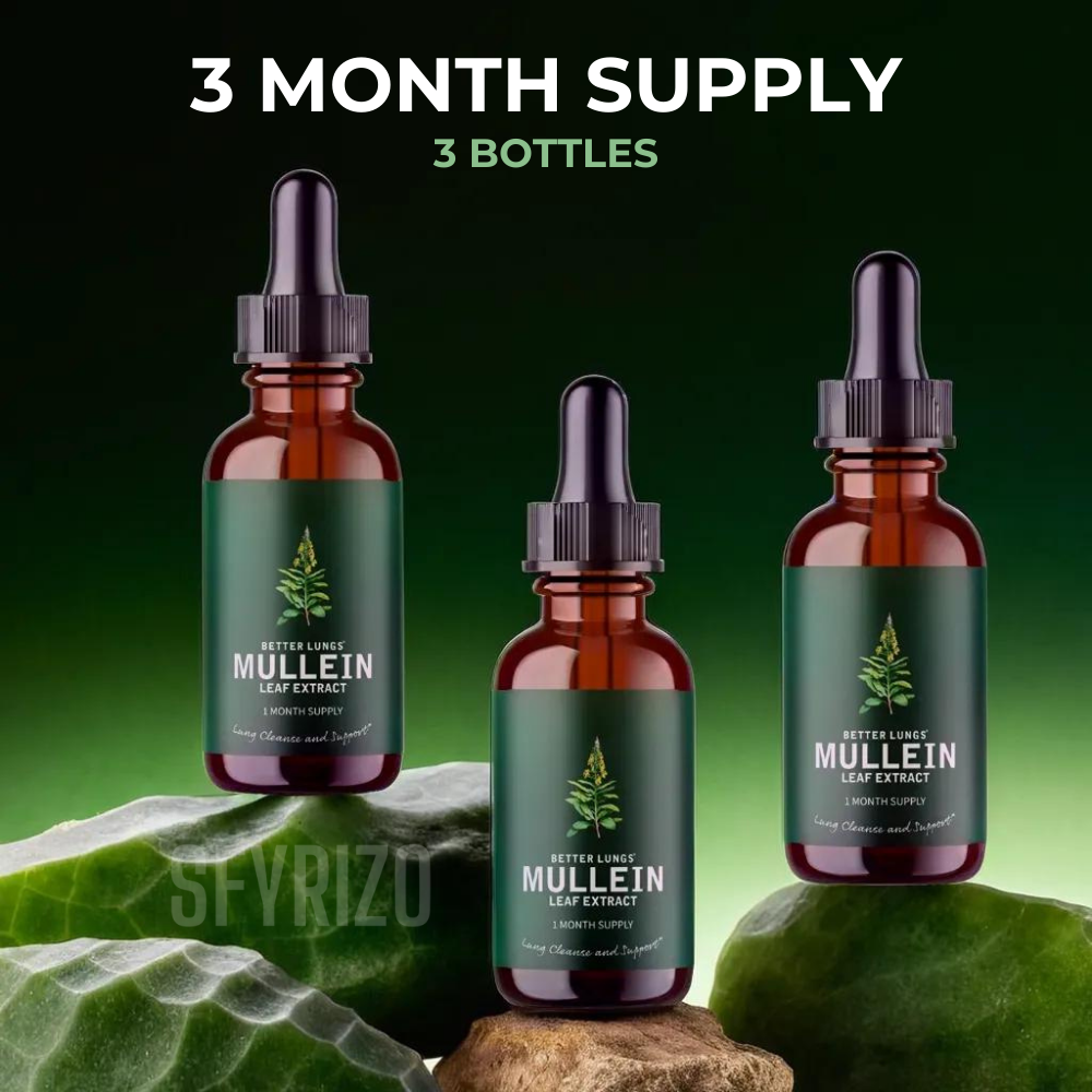 Natural Mullein + Chlorophyll Drops