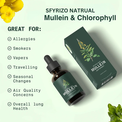 Natural Mullein + Chlorophyll Drops